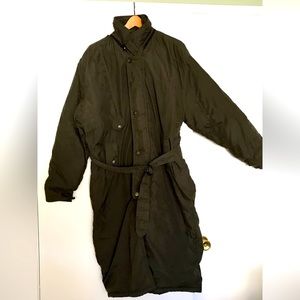 C&A Long Puffer Coat Forest Green.